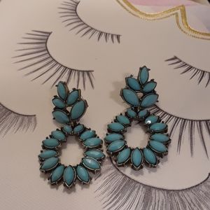 Pair of Faux Turquoise Sugar Pop post Earrings
